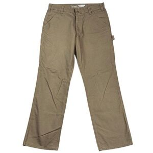 Carhartt B342 Relaxed Fit Work Pants Brown Stretch Canvas Men’s 33x32 NWOT